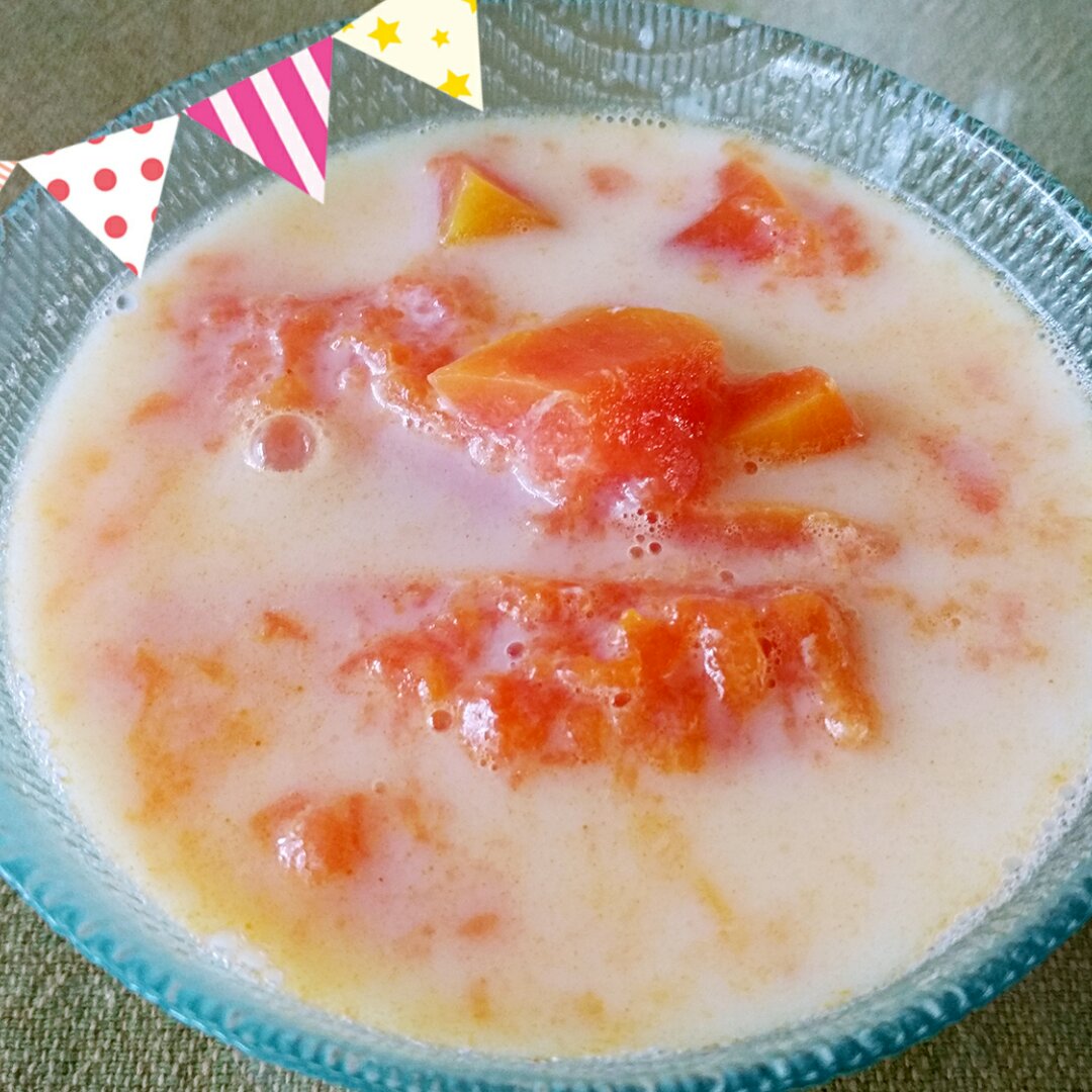 木瓜炖奶