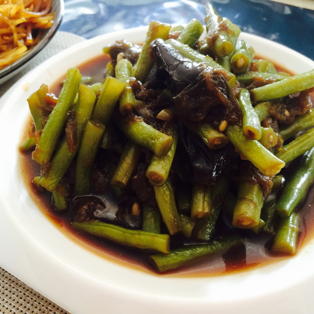豆角烧茄子