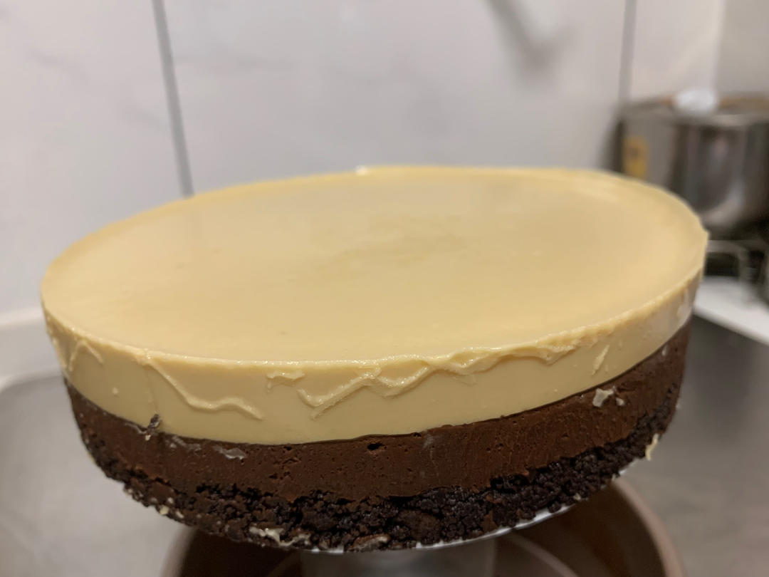 简单免烤☕️咖啡巧克力慕斯蛋糕🍰多重口感