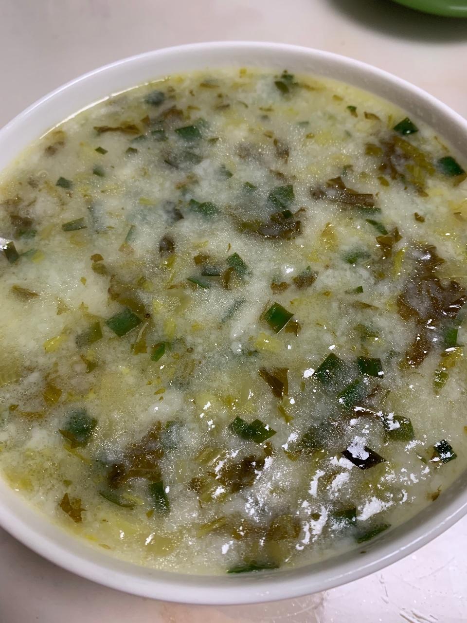 酸菜拌汤疙瘩汤浆水拌汤