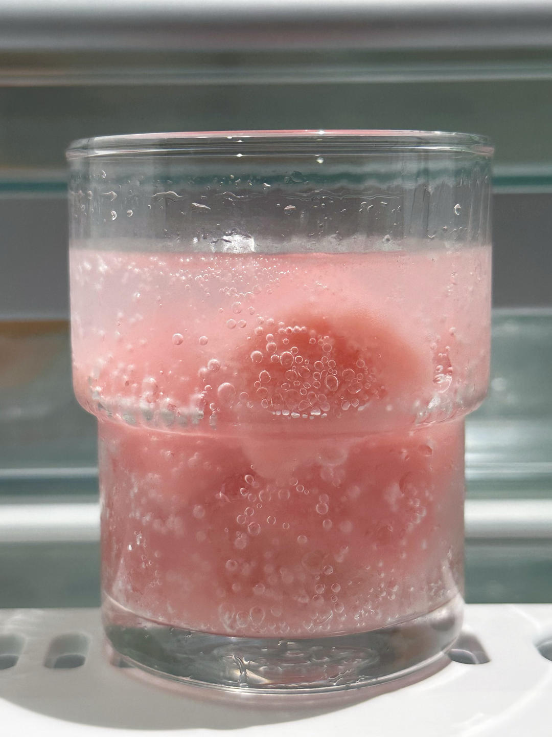 桃子雪碧夏日果饮