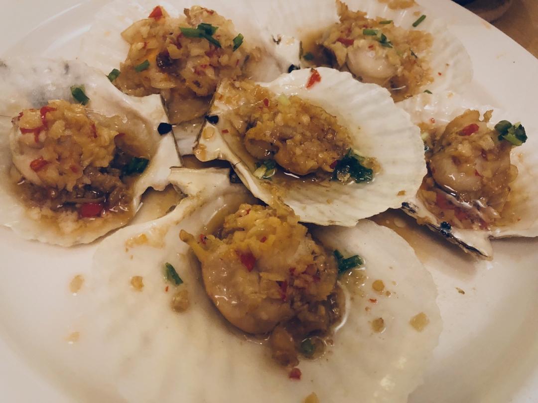 蒜蓉粉丝蒸扇贝