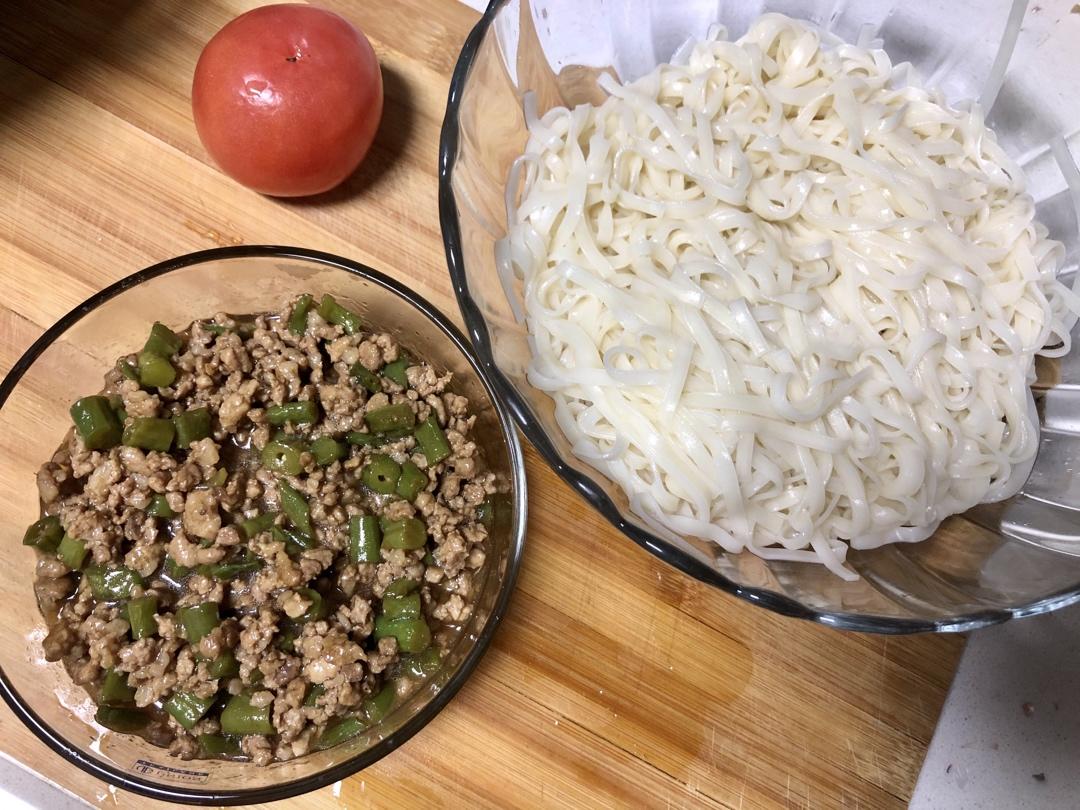 豆角肉沫打卤面