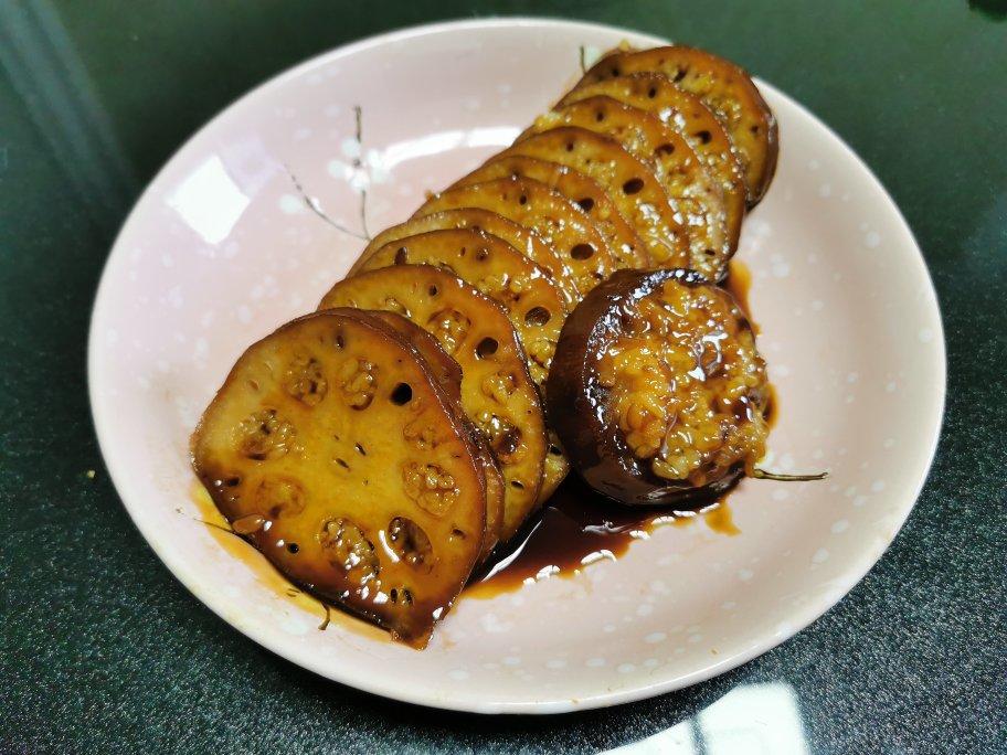 电饭锅版糯米糖藕