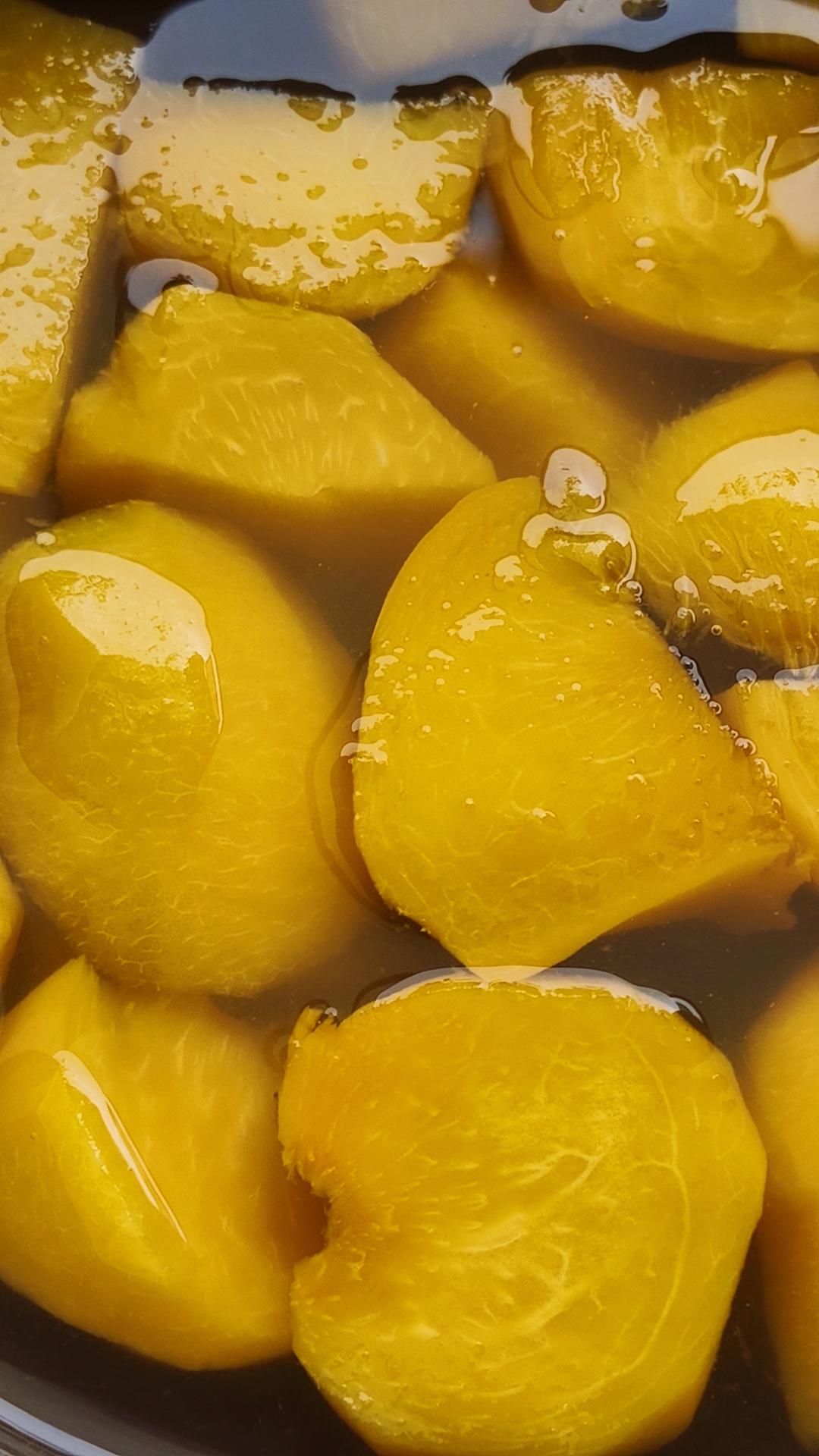 无添加自制黄桃罐头安全健康