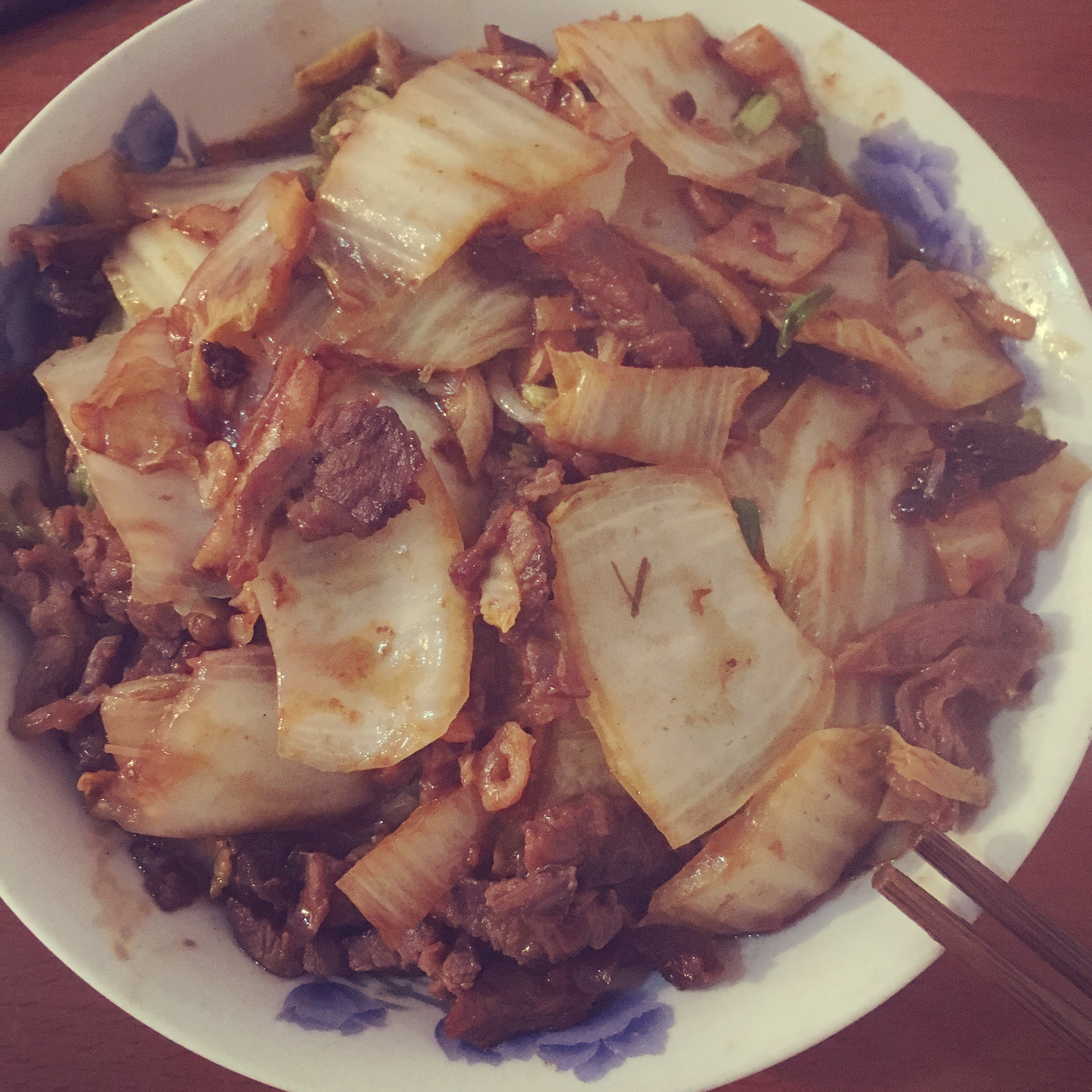 白菜牛肉