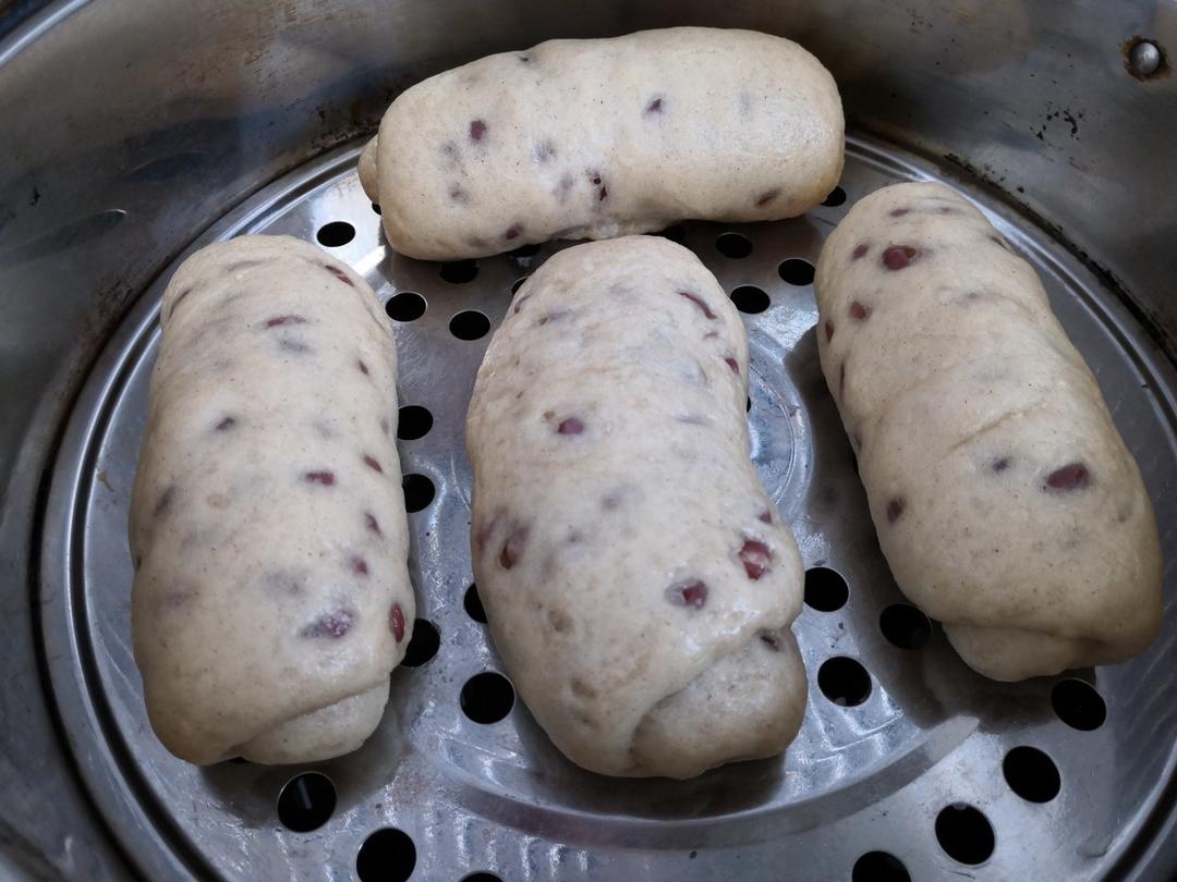 奶香红豆馒头卷（一次性发酵）