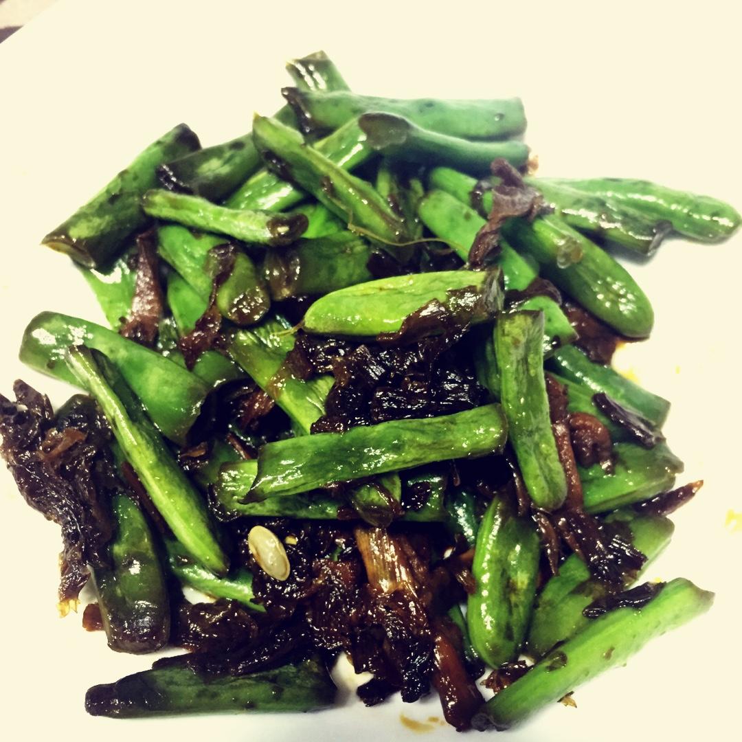 源源9966做的梅干菜炒四季豆