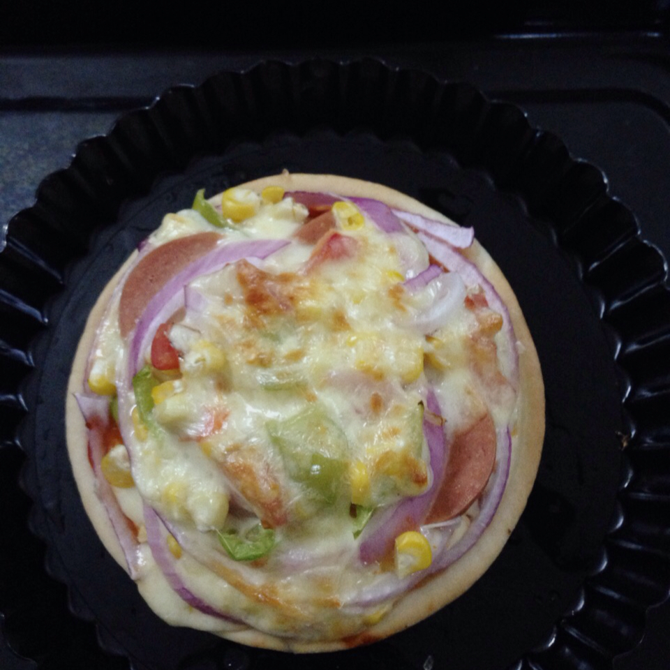 芝士培根火腿披萨Pizza