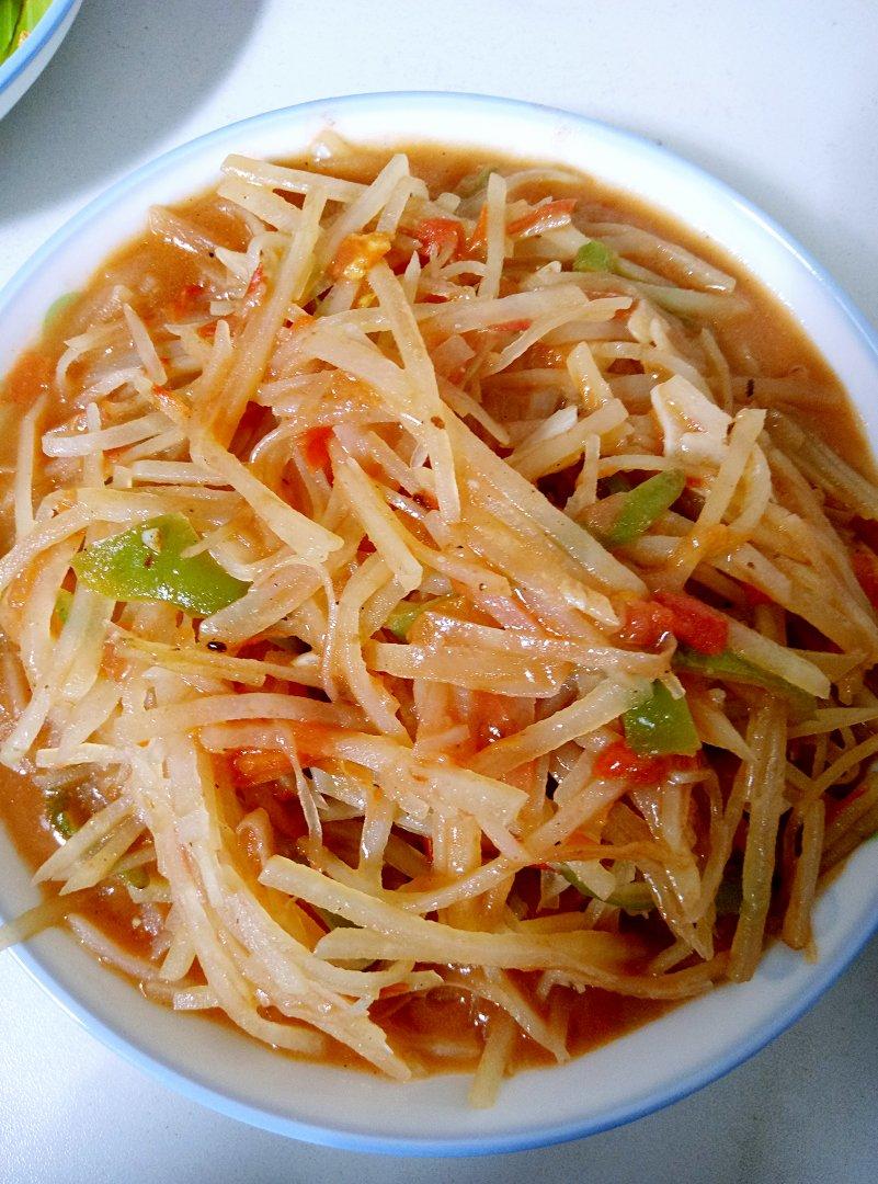 西红柿土豆丝