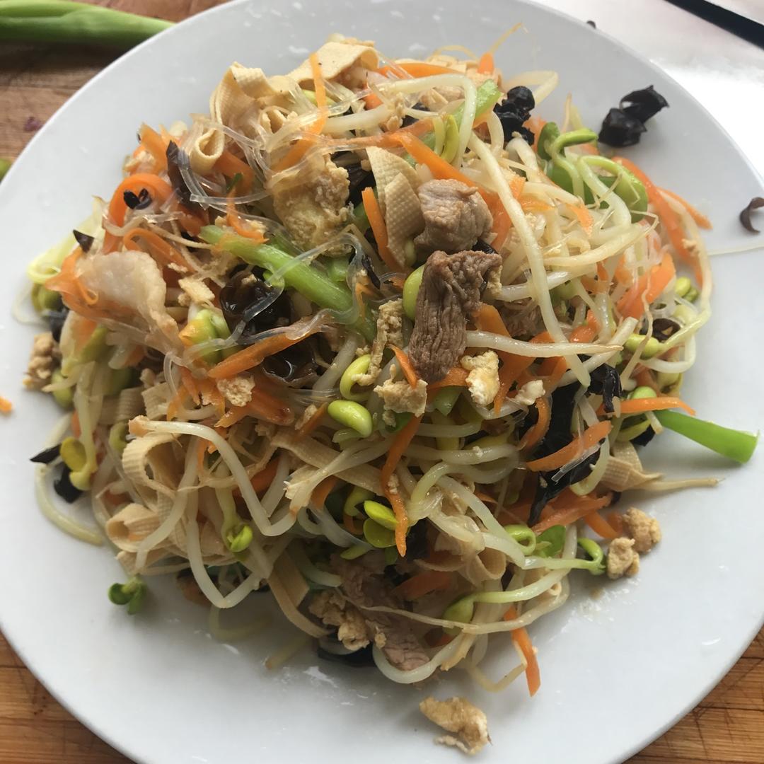 酒店版炒合菜