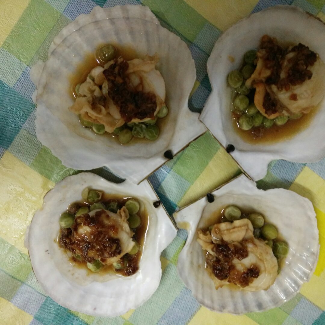 蒜蓉粉丝蒸扇贝