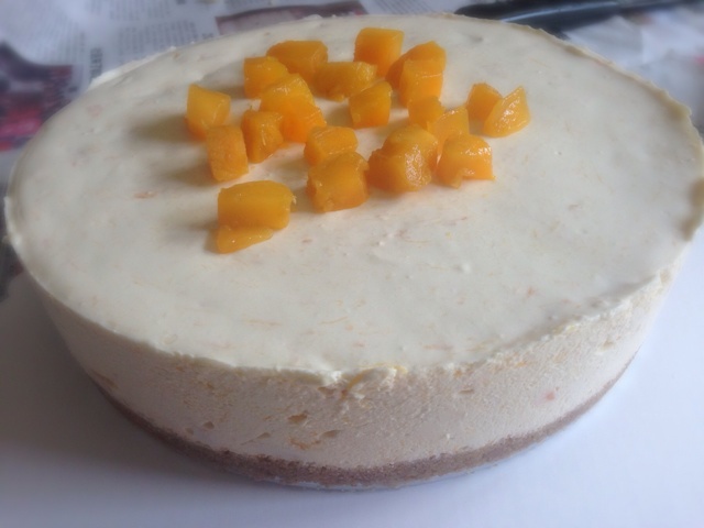 芒果冻芝士蛋糕