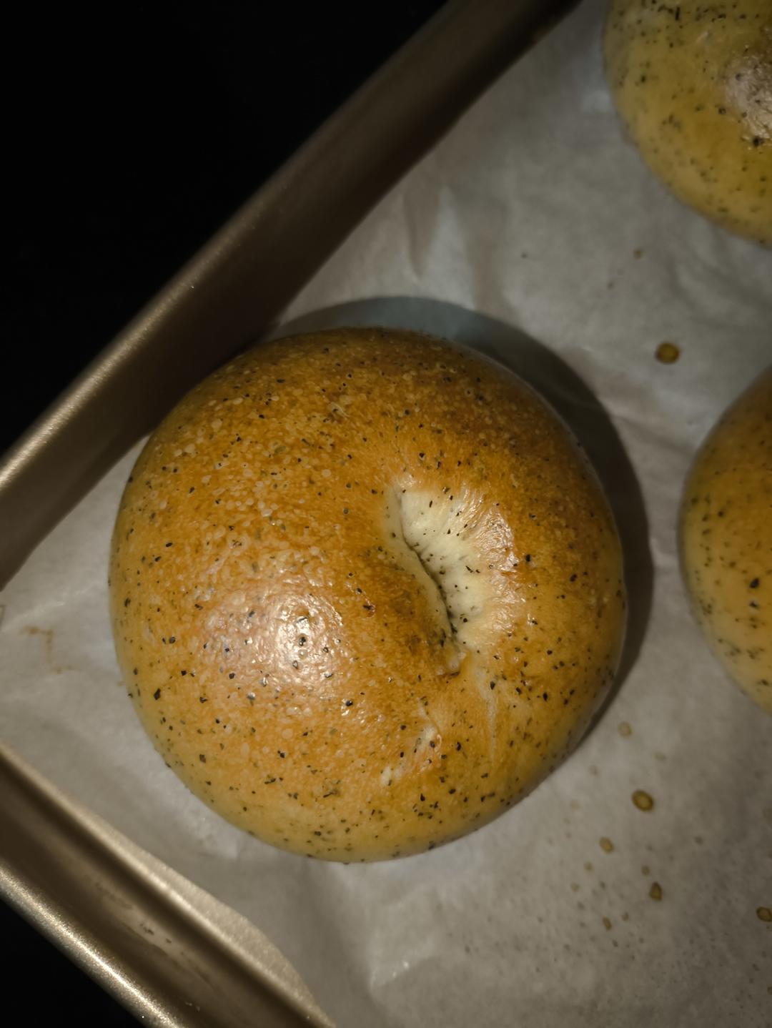 隔夜冷藏发酵版伯爵红茶牛奶贝果