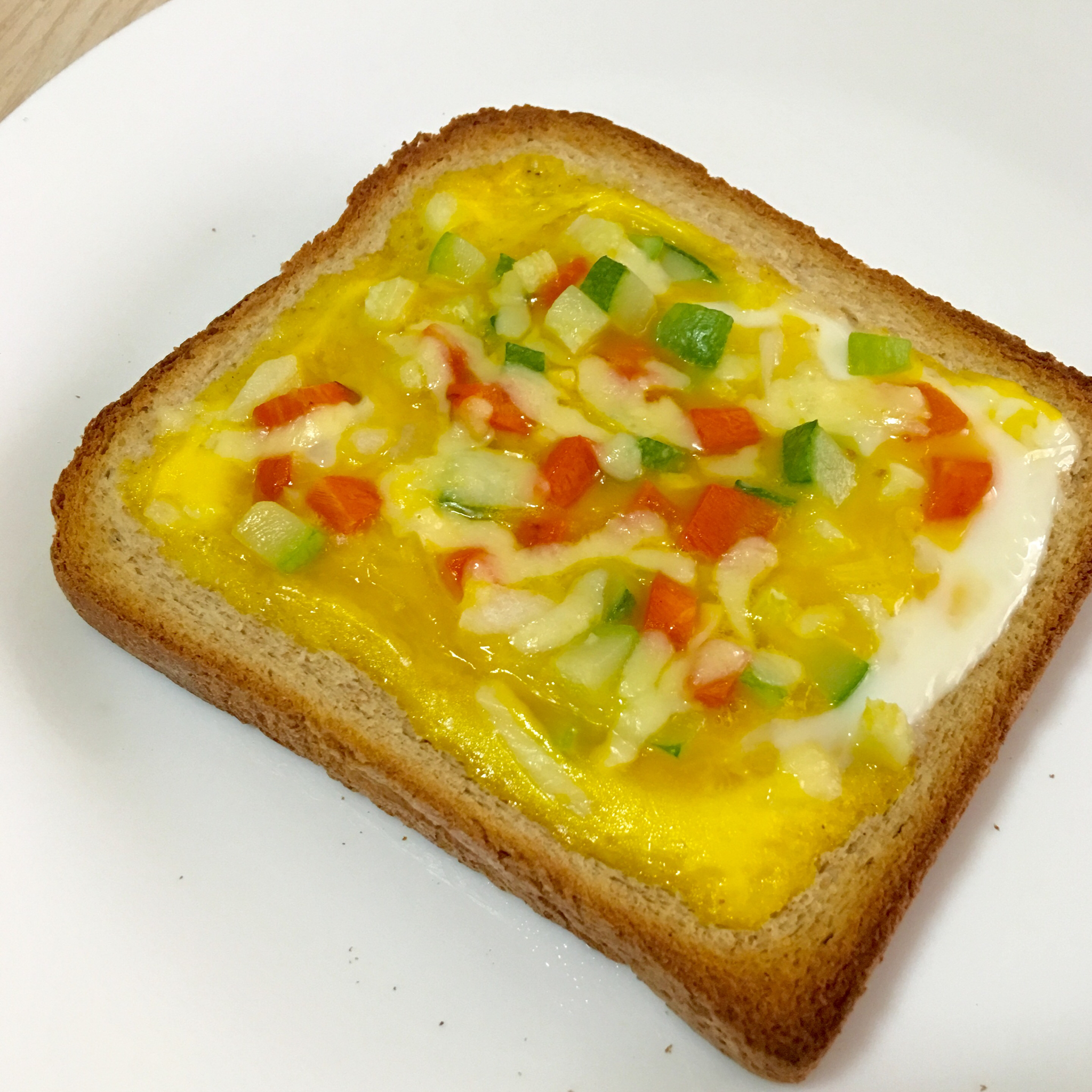 简易吐司披萨，早点夜宵