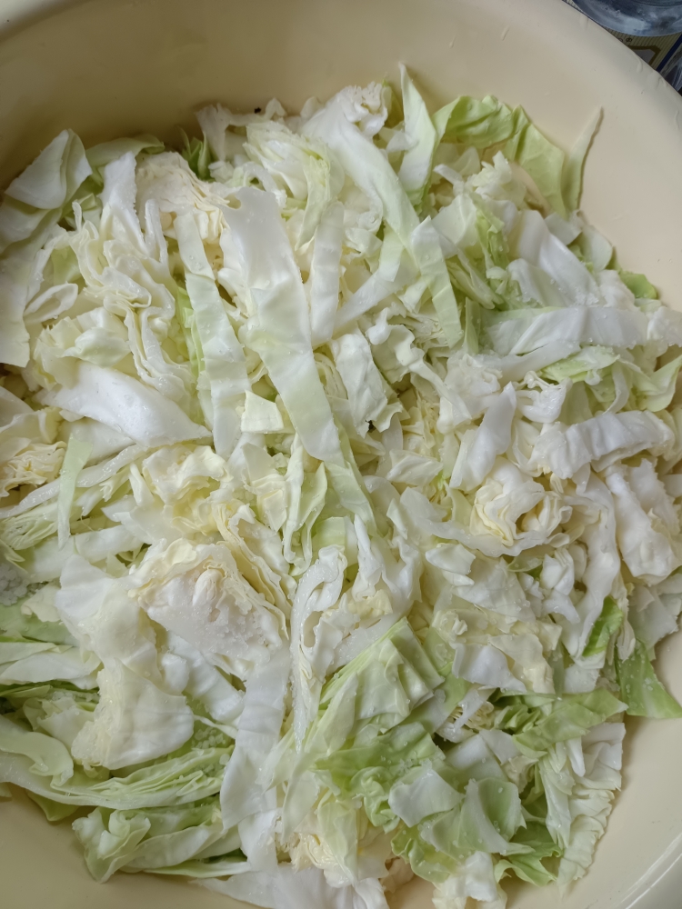 冷面碗里的辣白菜的做法 步骤1