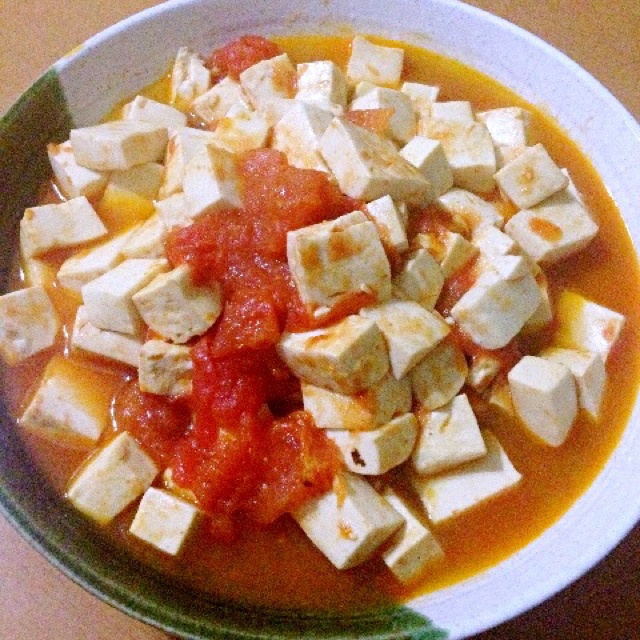 番茄炖豆腐