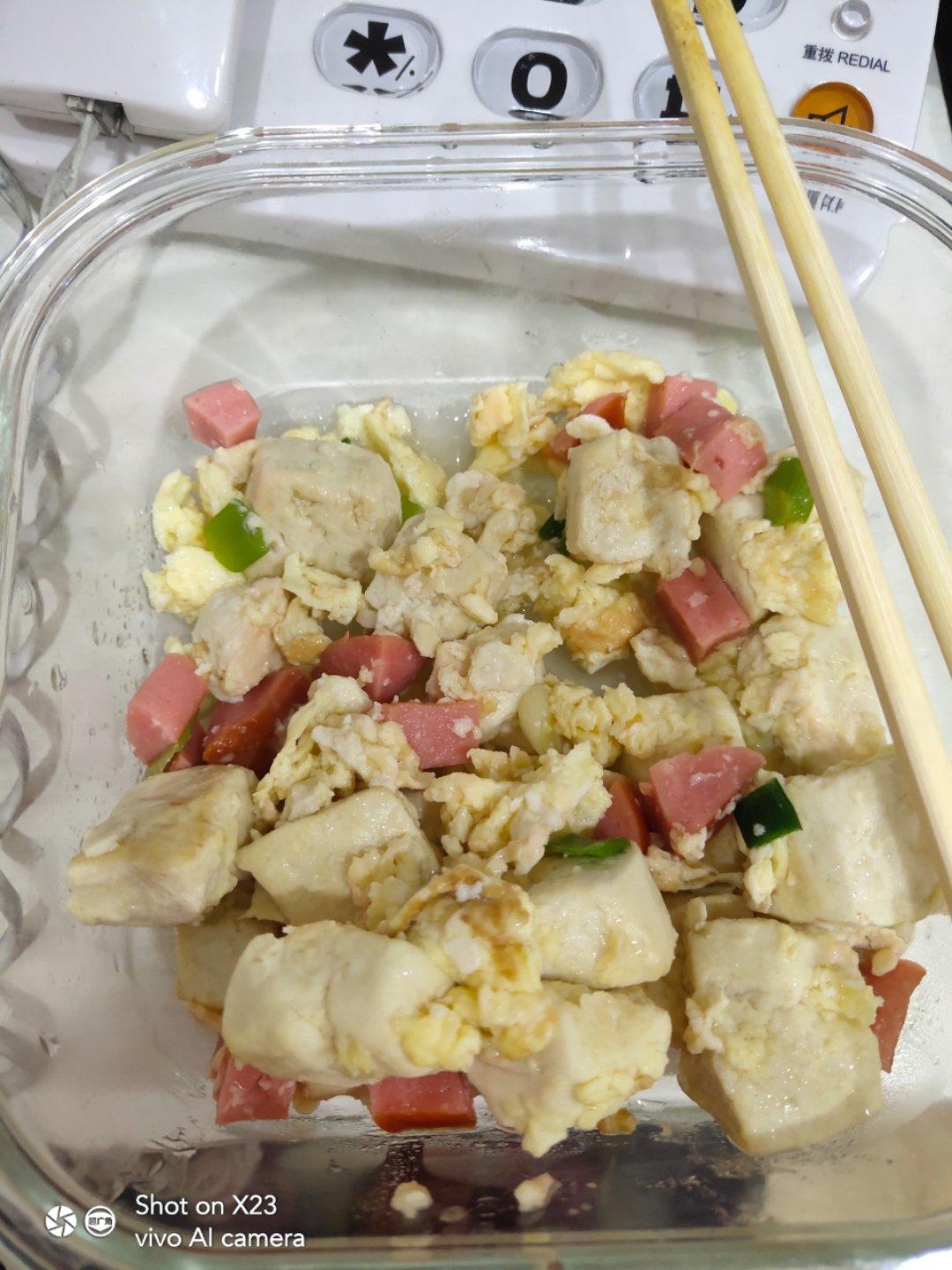 蛋包豆腐丁