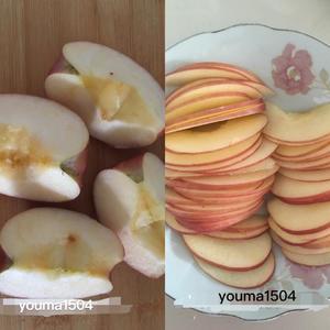 蜂蜜苹果玫瑰卷的做法 步骤3
