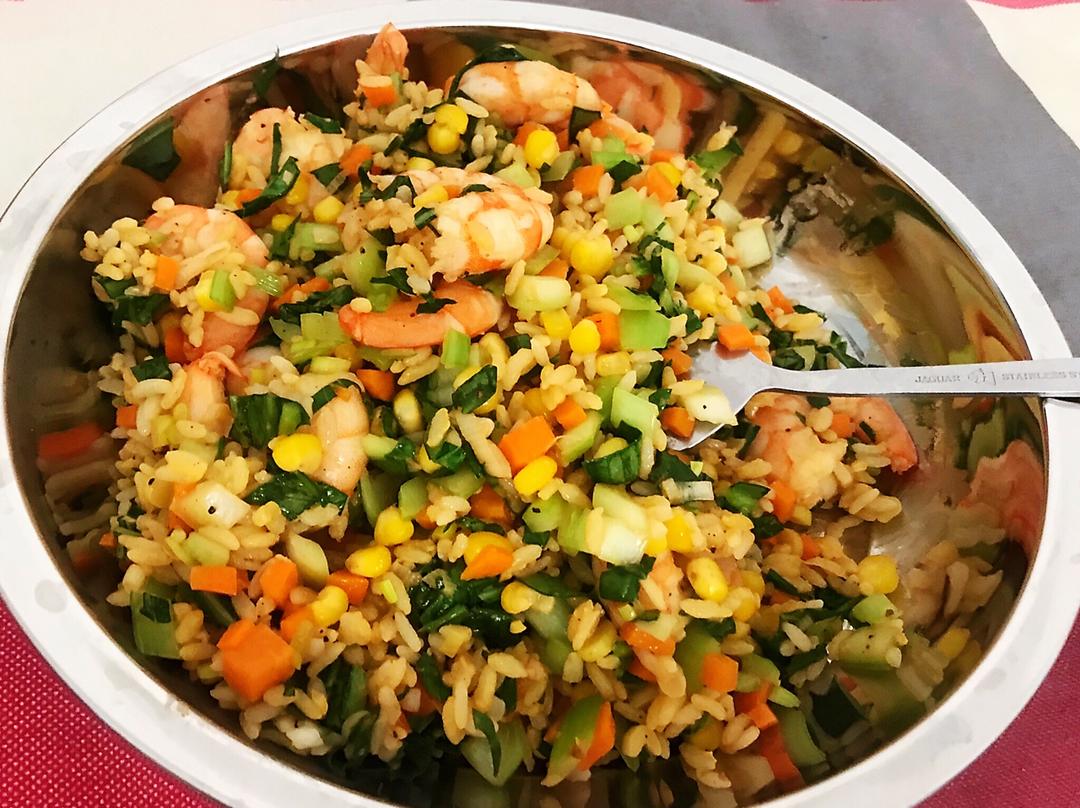 虾仁蛋炒饭