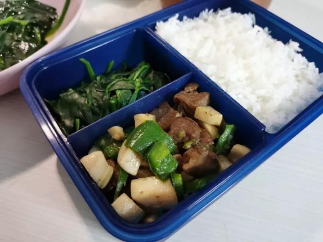 黑椒杏鲍菇牛肉粒