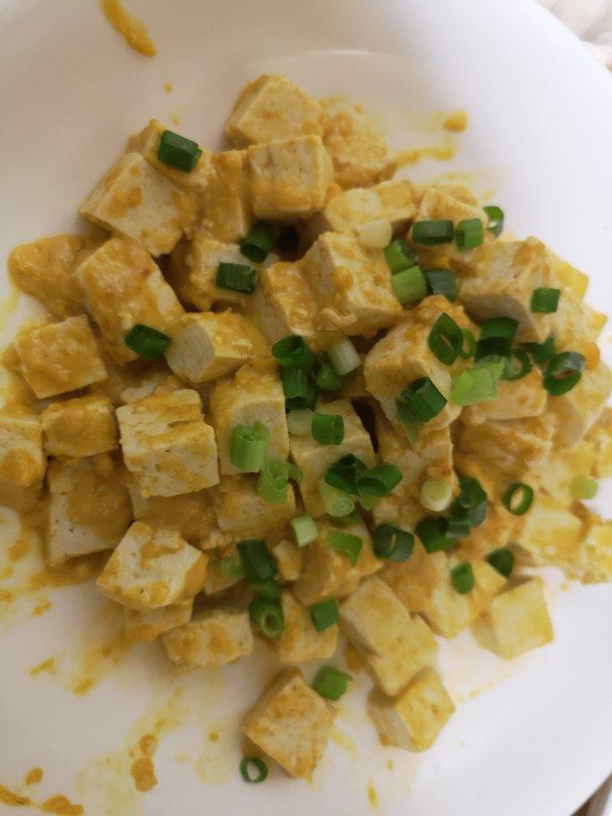 老丁的私房菜-蟹黄豆腐
