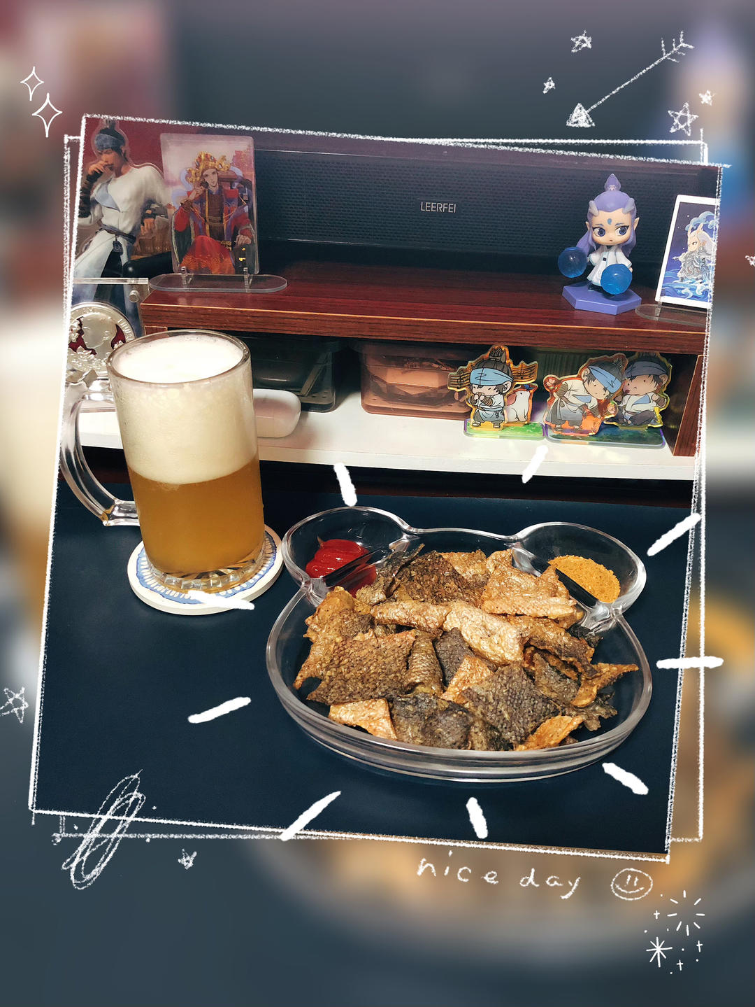【健康零食】 香香脆脆的烤三文鱼皮