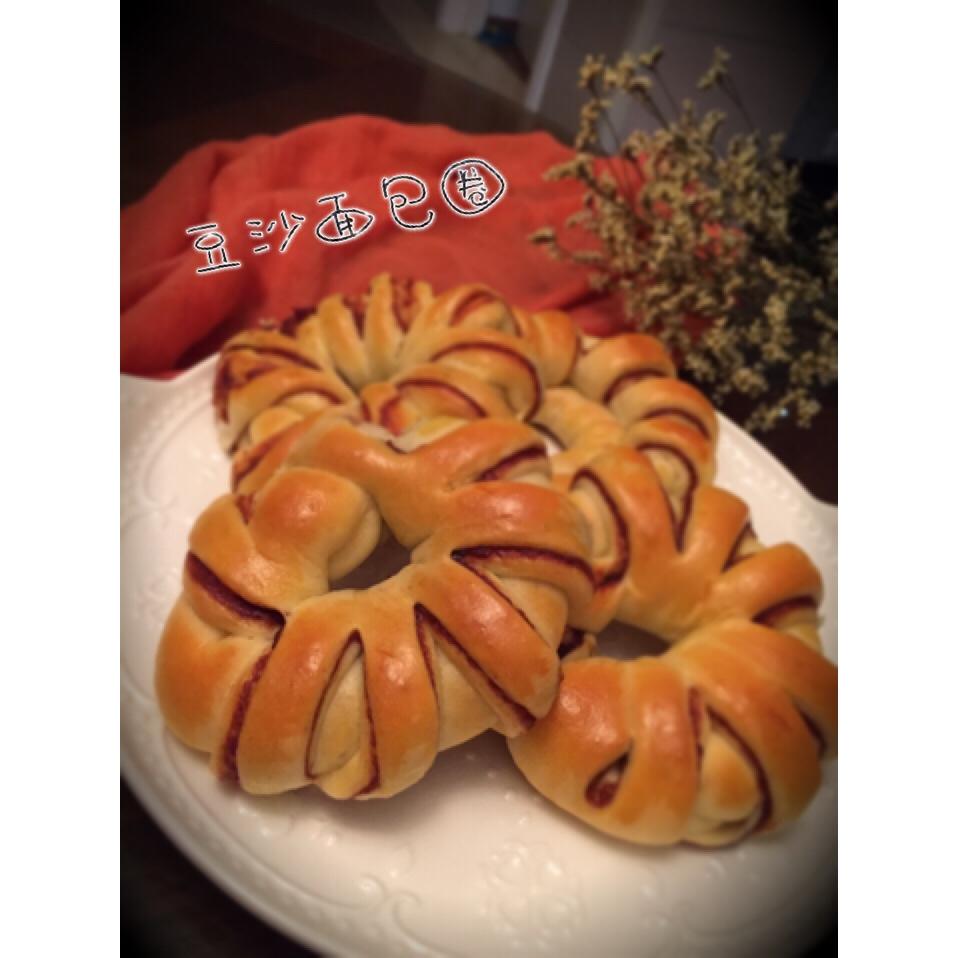 红豆沙小面包~天然酵种(波兰种)