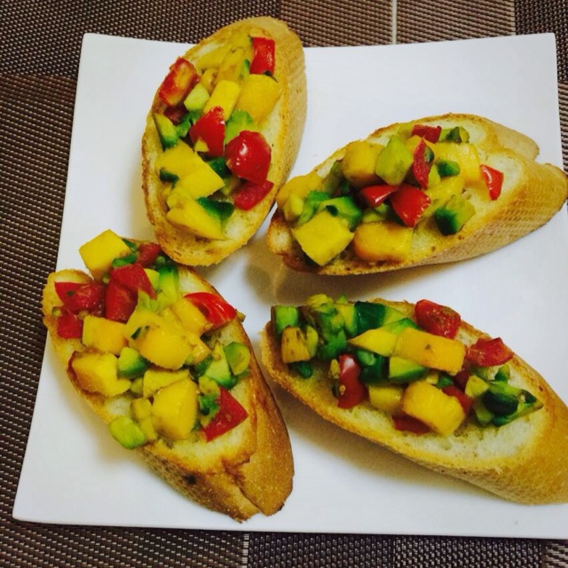 圣诞头盘：意大利bruschetta