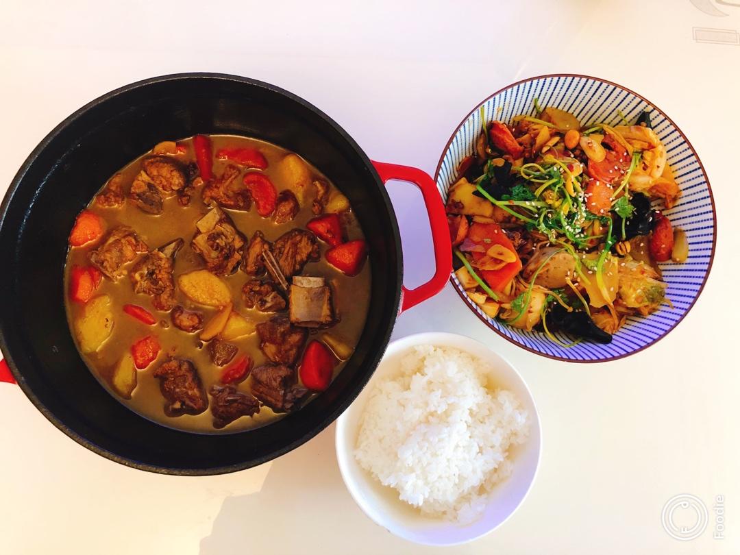 番茄土豆炖牛腩