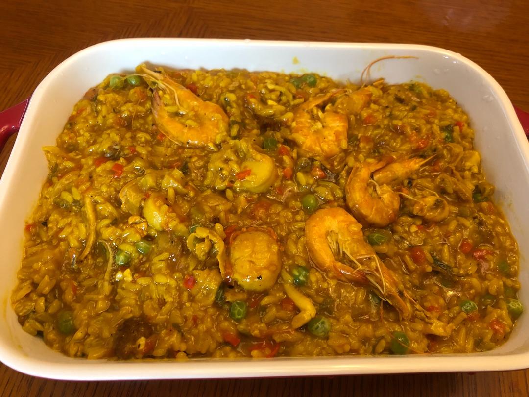 【曼食慢语】Seafood Paella 西班牙海鲜饭