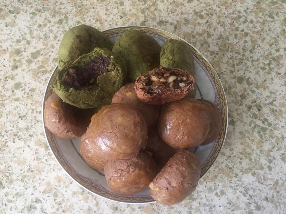 抹茶黑糖红豆月饼（附快手红豆馅的制作方法）——北鼎烤箱食谱