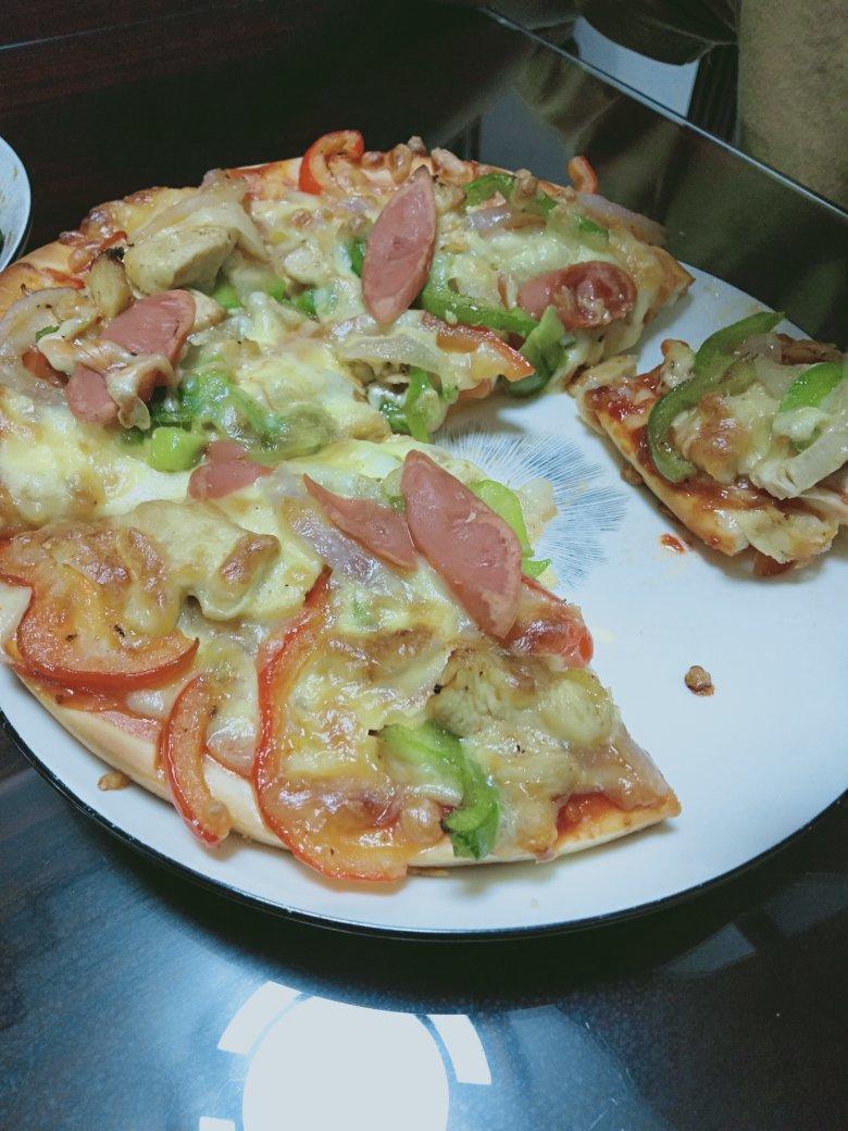 儿子说比BSK好吃的披萨（含披萨酱、饼底做法）