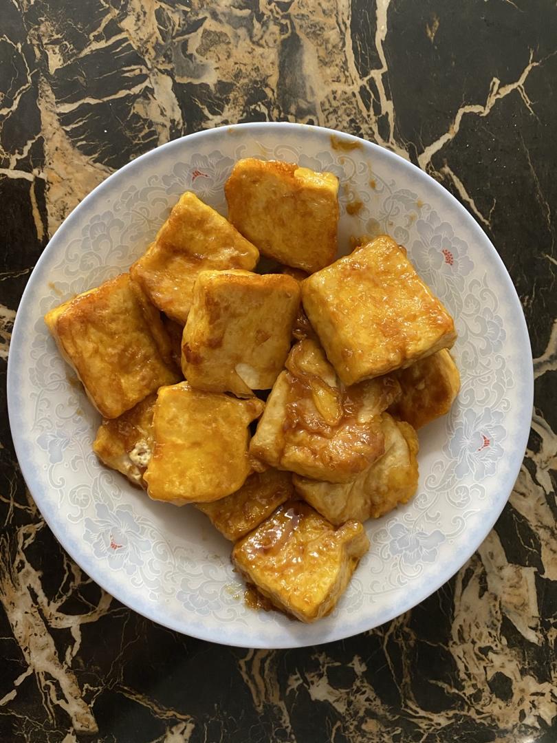 无敌好吃的香煎豆腐