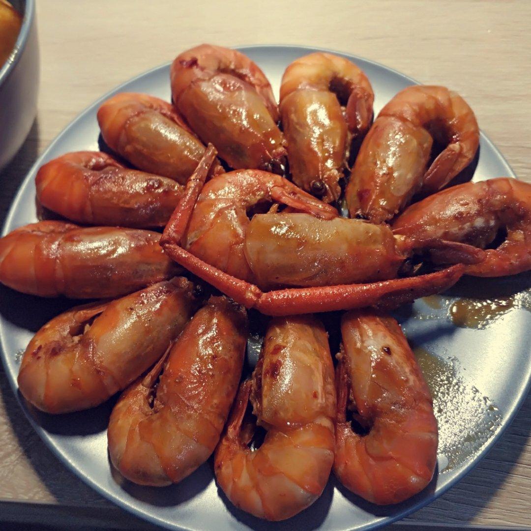 红烧罗氏虾