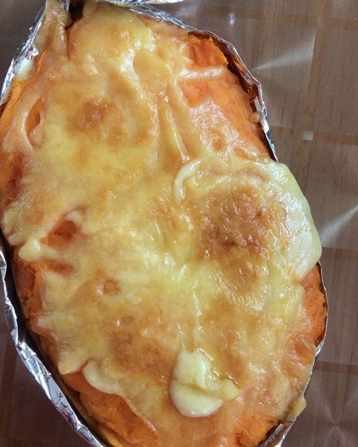 奶酪烤红薯