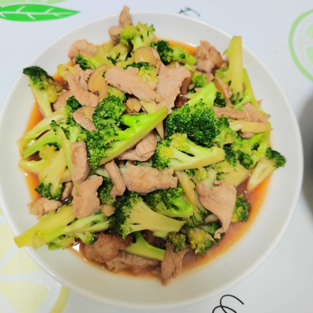 西兰花炒肉
