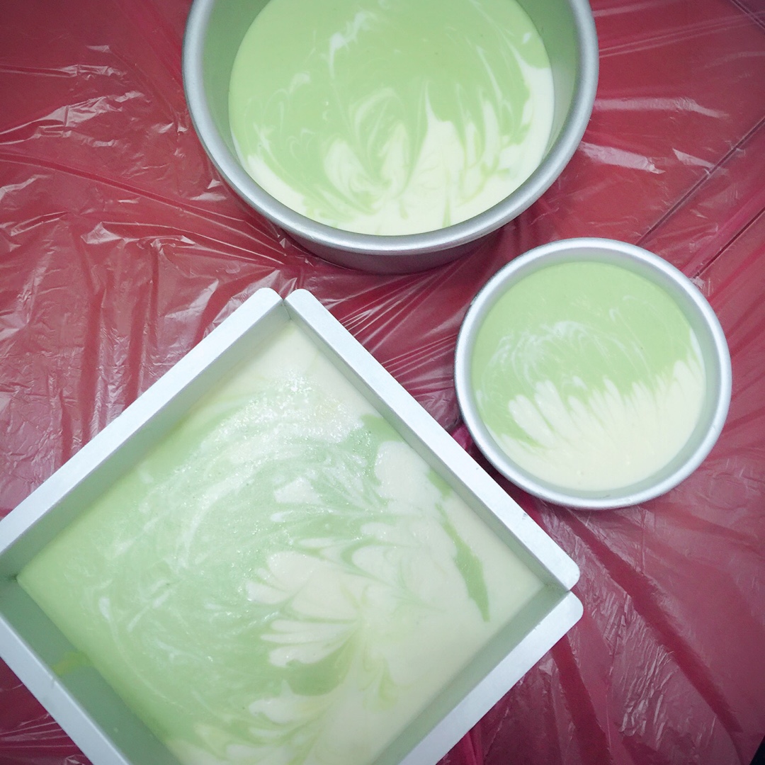 冷藏式抹茶大理石乳酪蛋糕