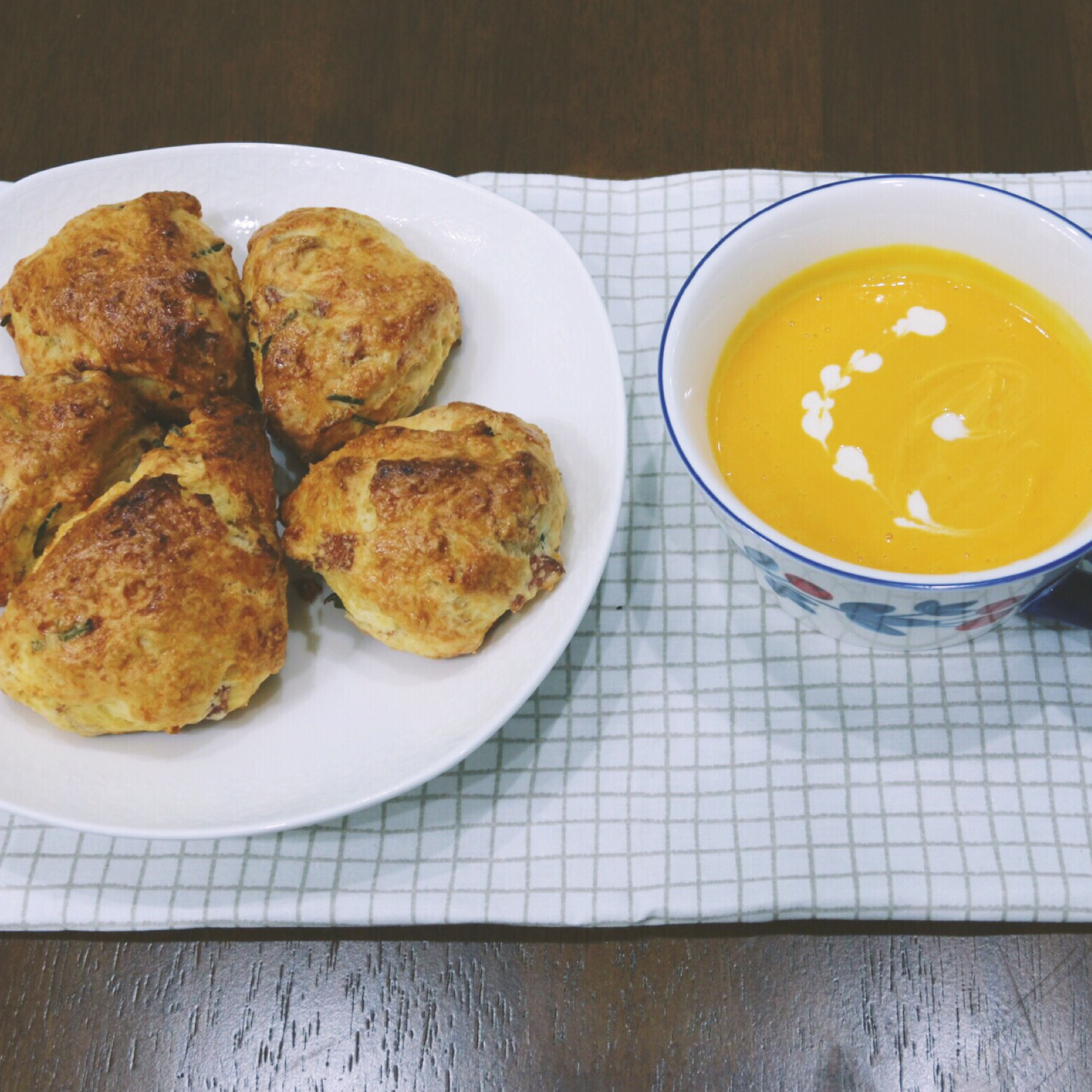 香葱培根咸司康