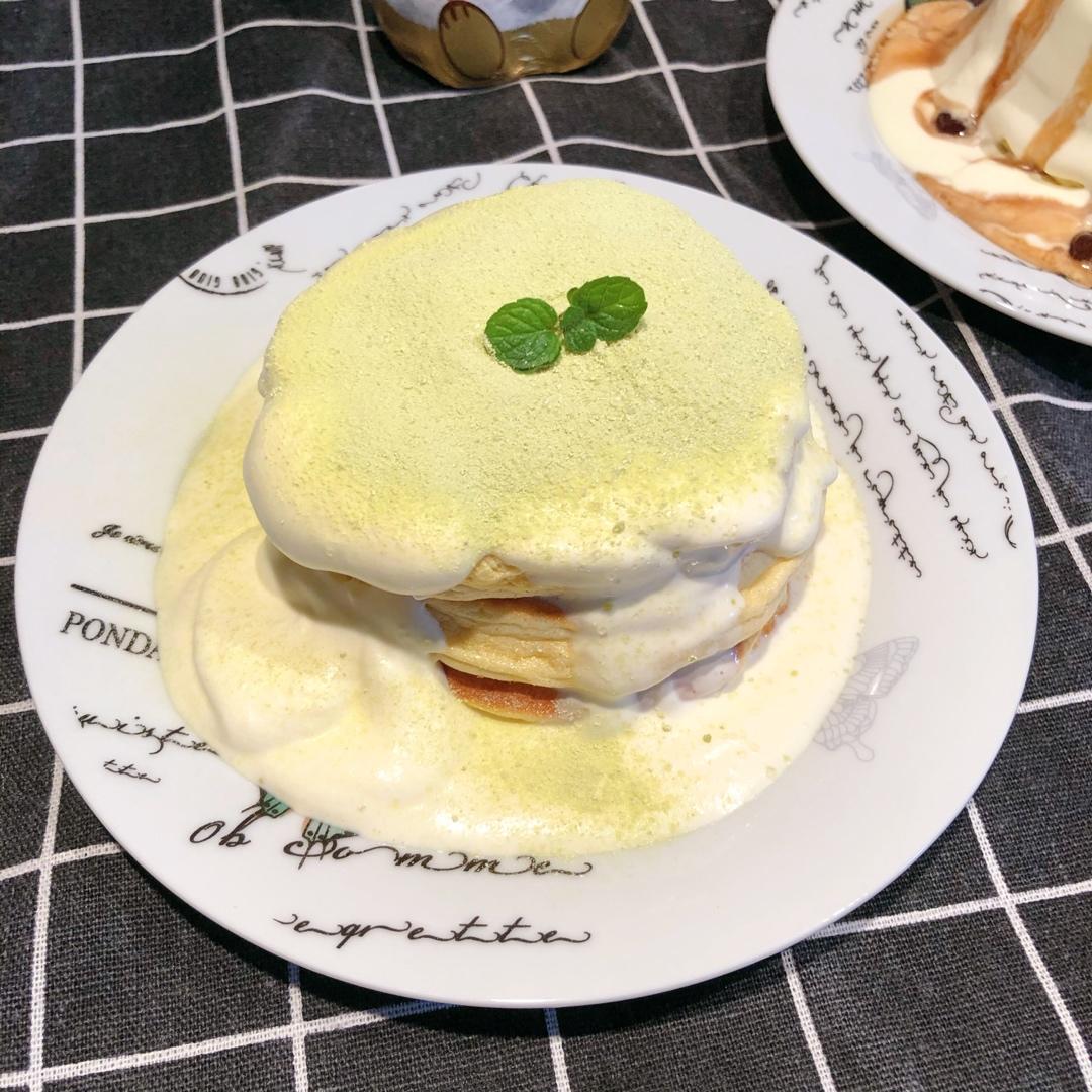 松软喷香的日式松饼舒芙蕾~