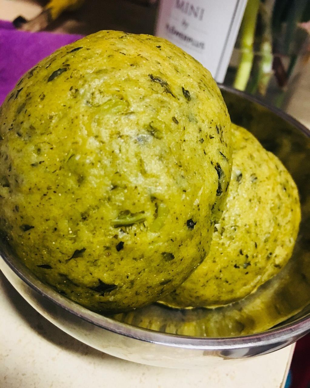 玉米面菜窝头