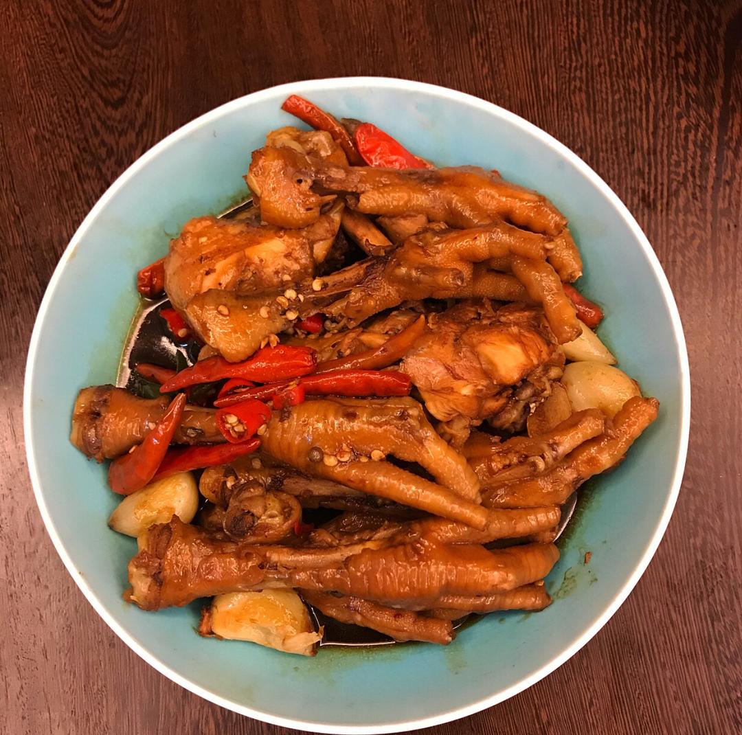 香辣卤鸡爪
