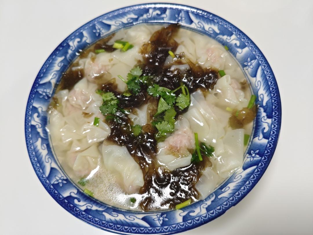 [地方小吃]不一样的纯手工扁肉馅（消耗油渣和瘦肉）