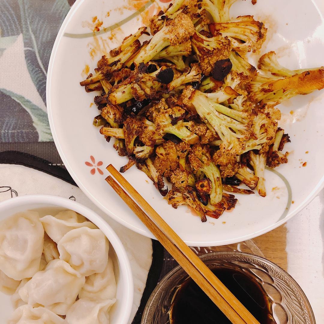 老丁的私房菜-干锅花菜
