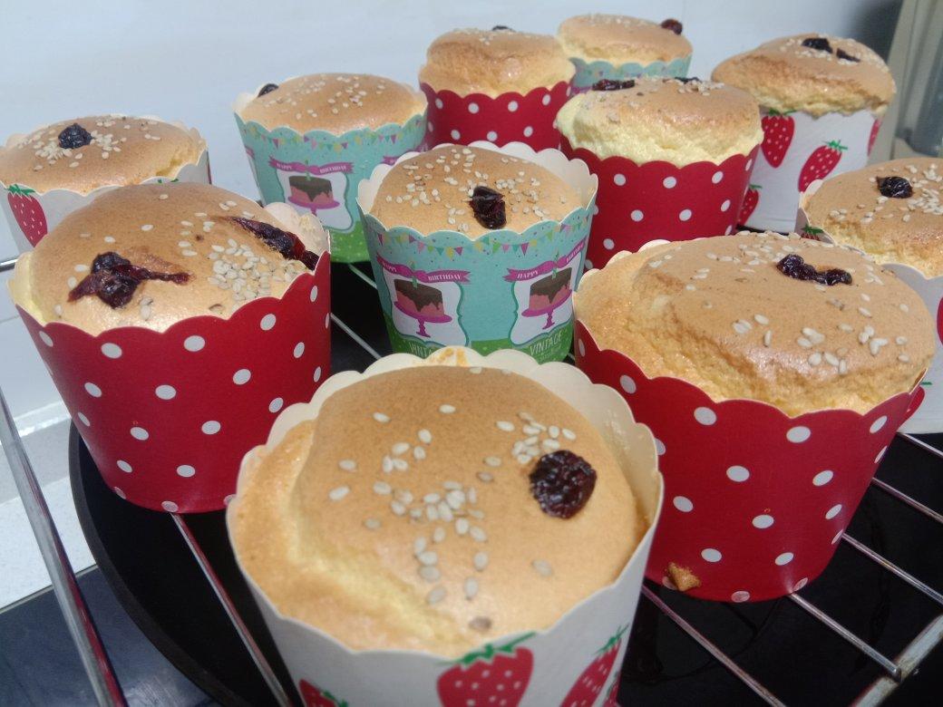 纸杯蛋糕 8寸戚风蛋糕的量