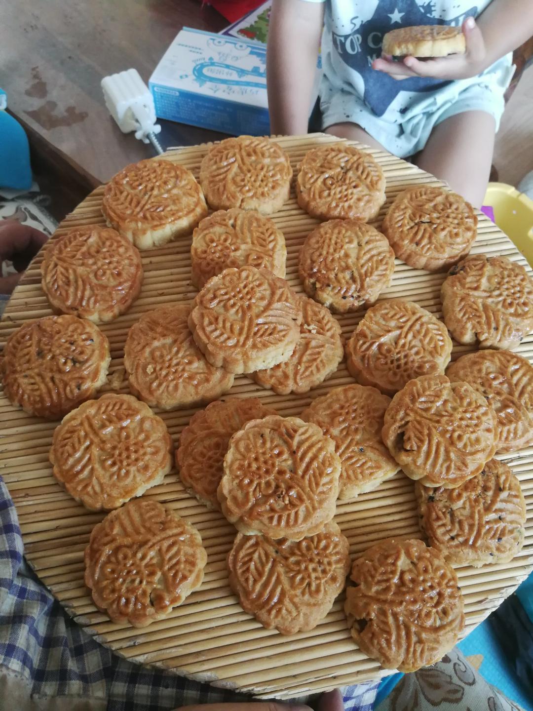 五仁月饼～不用转化糖浆的版本