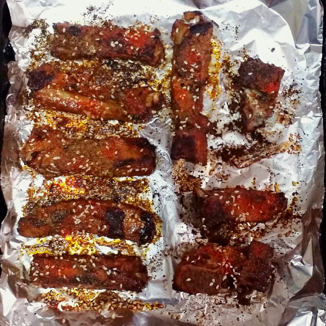 烤排骨 Roast Pork Ribs -yanyanfoodtube