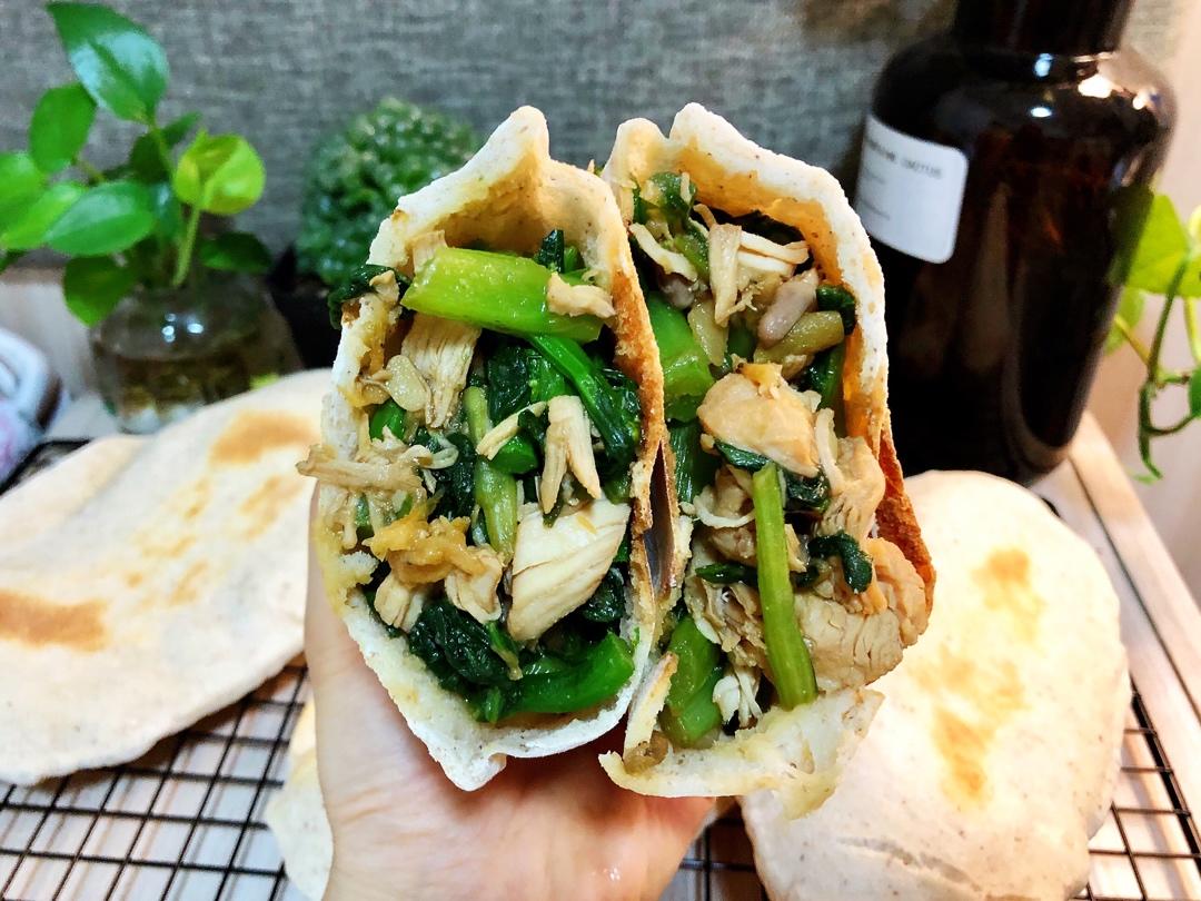 超快手的三明治伴侣| 冷藏法鲁邦种全麦口袋面包（Pita Bread）|消耗鲁邦种
