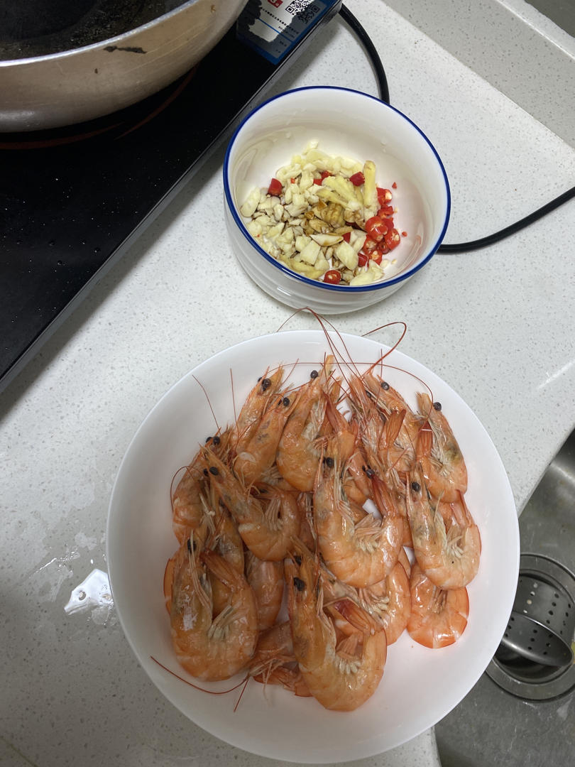 基围虾，做白灼、味道最鲜的吃法，没有之一