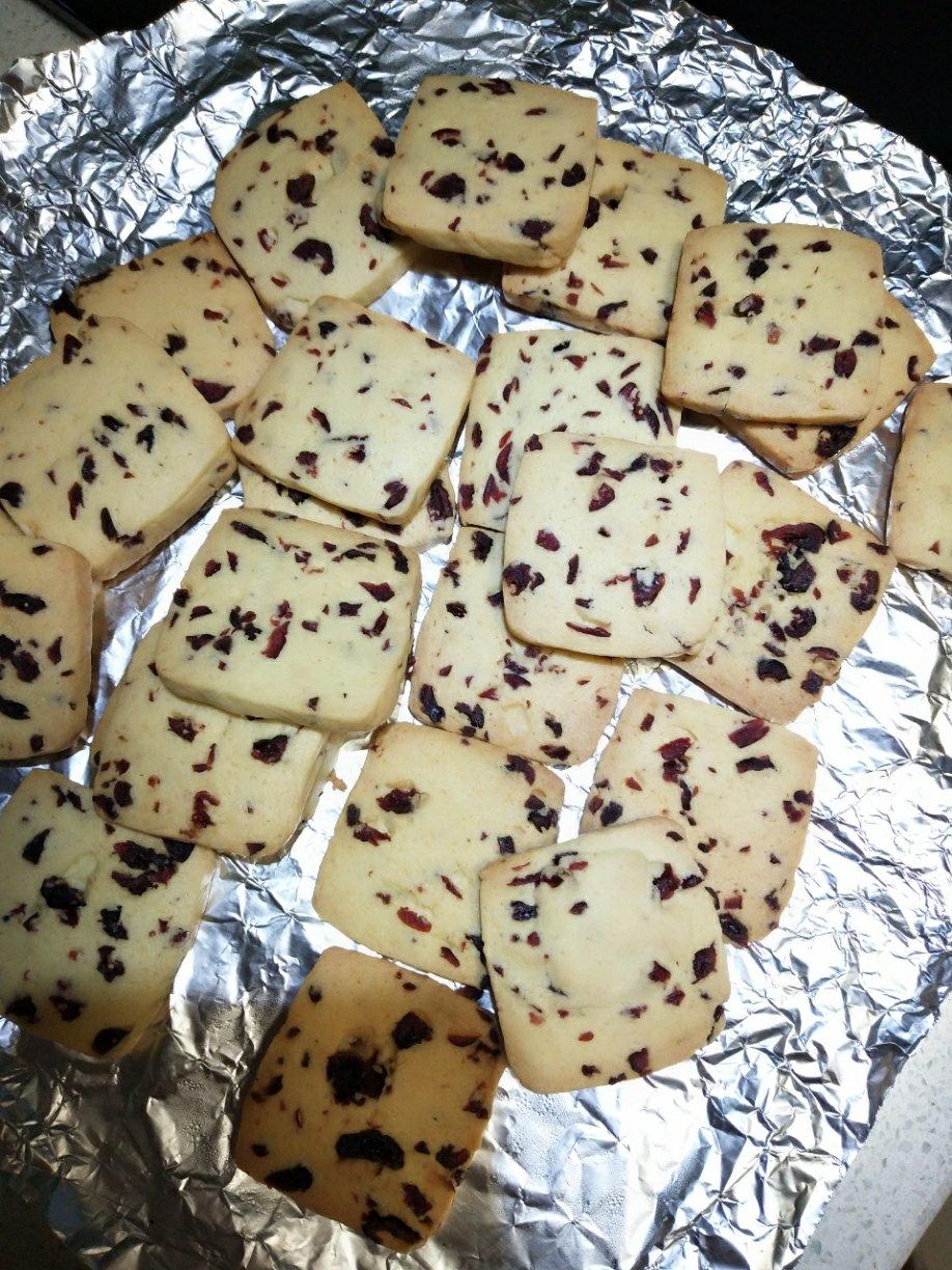 低糖少油版蔓越莓饼干